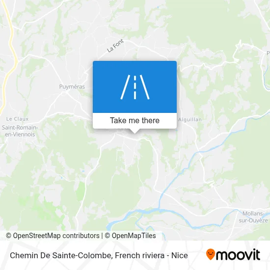 Chemin De Sainte-Colombe map