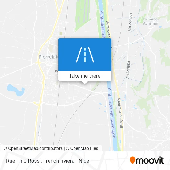 Rue Tino Rossi map