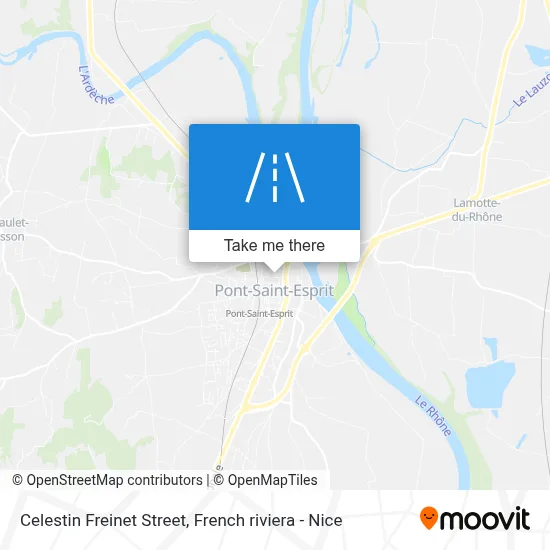 Mapa Rue Célestin Freinet