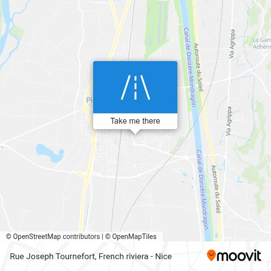 Rue Joseph Tournefort map