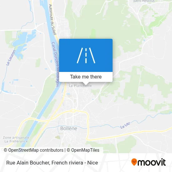 Rue Alain Boucher map
