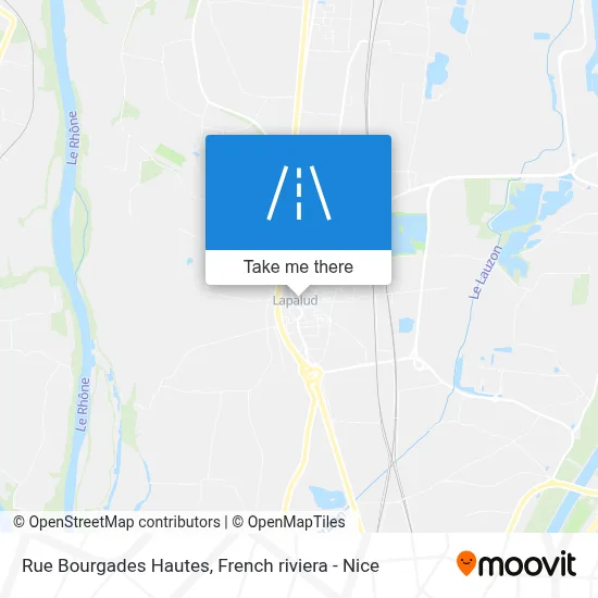 Rue Bourgades Hautes map