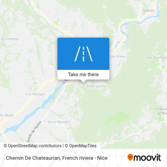 Chemin De Chateaurian map