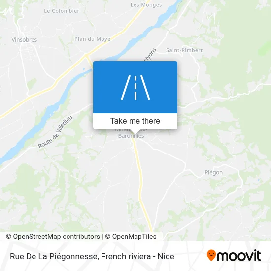 Rue De La Piégonnesse map