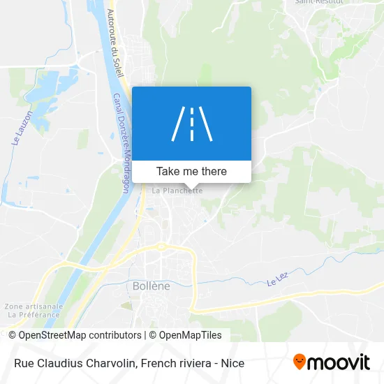 Rue Claudius Charvolin map