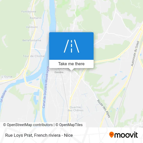 Rue Loys Prat map