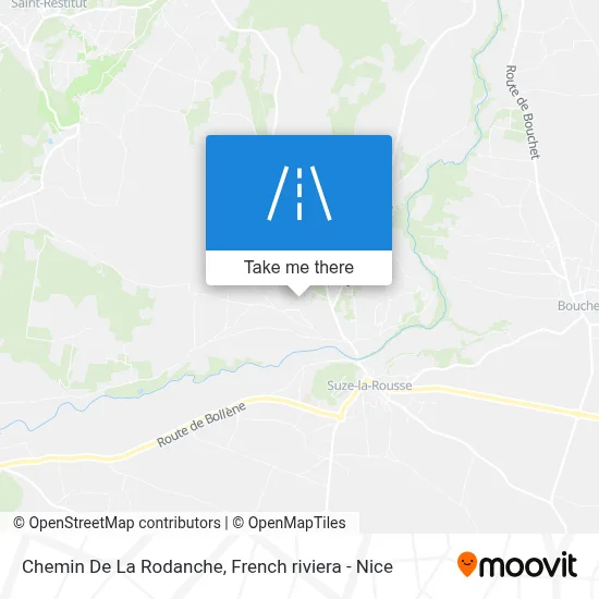 Chemin De La Rodanche map