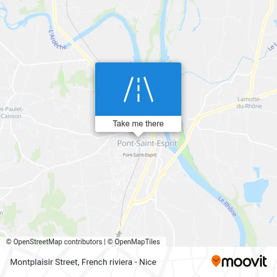 Rue Montplaisir map
