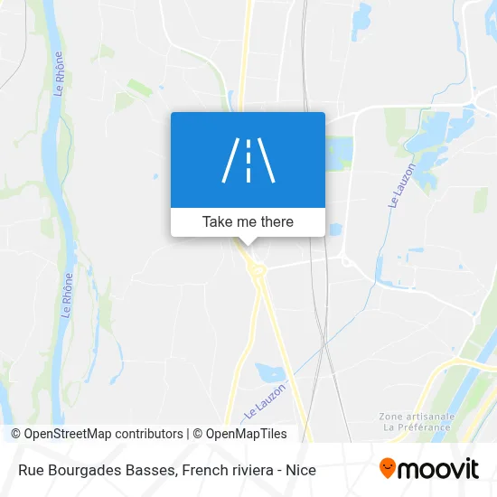 Rue Bourgades Basses map