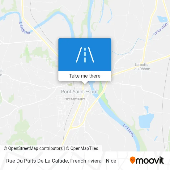 Rue Du Puits De La Calade map