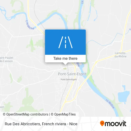 Rue Des Abricotiers map
