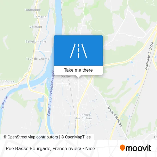 Rue Basse Bourgade map