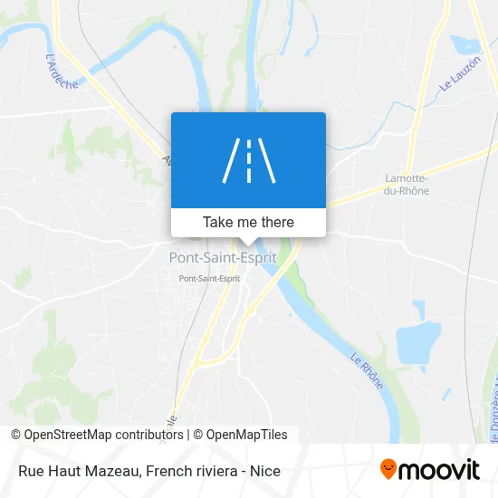 Rue Haut Mazeau map