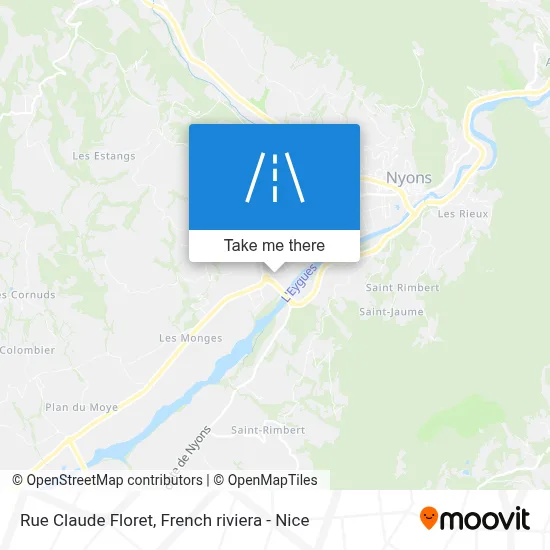 Rue Claude Floret map