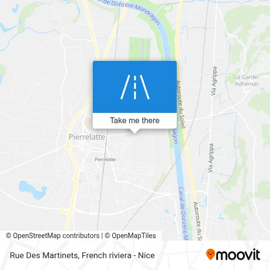 Mapa Rue Des Martinets