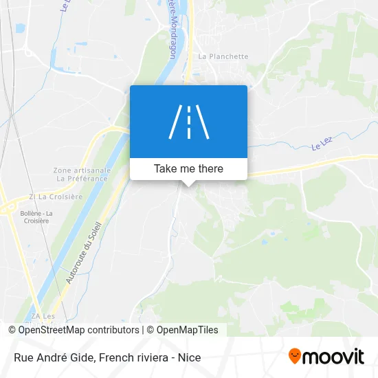 Rue André Gide map