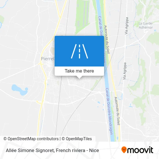 Allée Simone Signoret map