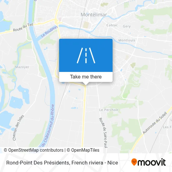 Rond-Point Des Présidents map
