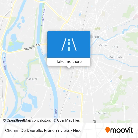 Chemin De Daurelle map