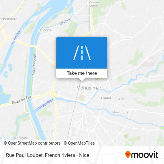 Rue Paul Loubet map