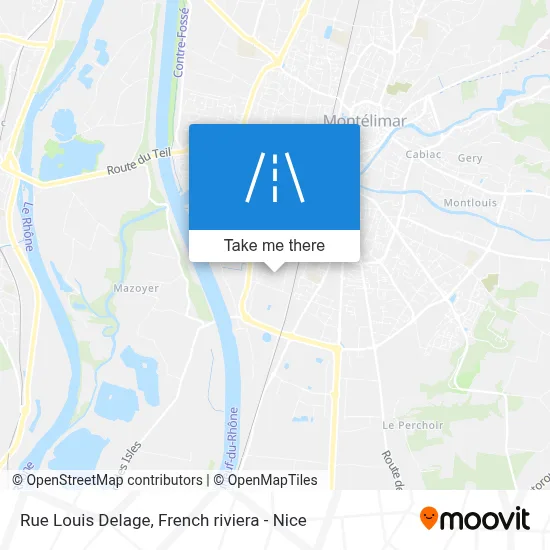 Mapa Rue Louis Delage