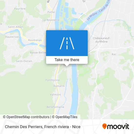Chemin Des Perriers map