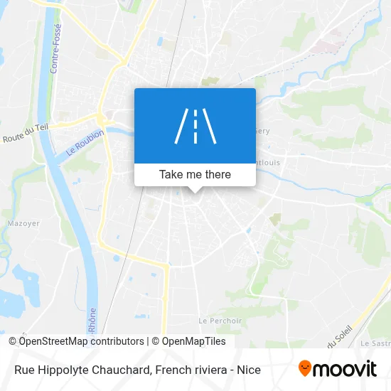 Mapa Rue Hippolyte Chauchard