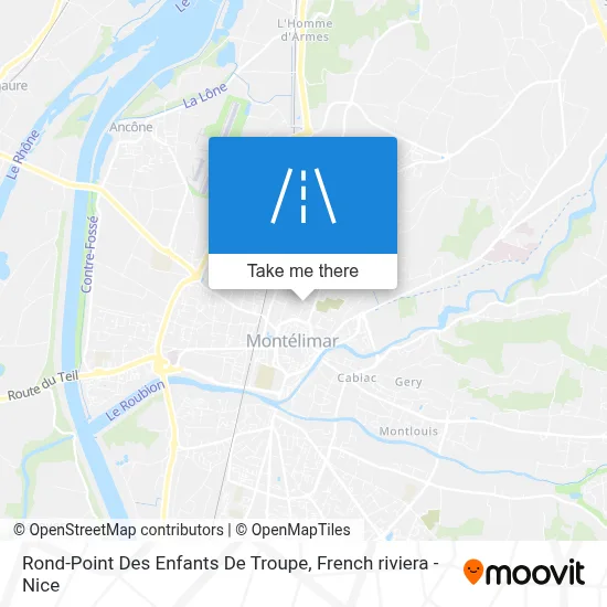 Rond-Point Des Enfants De Troupe map