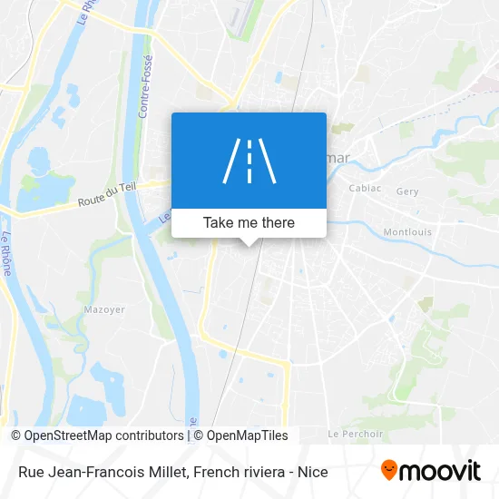 Rue Jean-Francois Millet map
