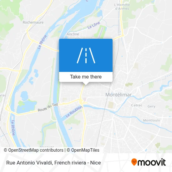 Rue Antonio Vivaldi map