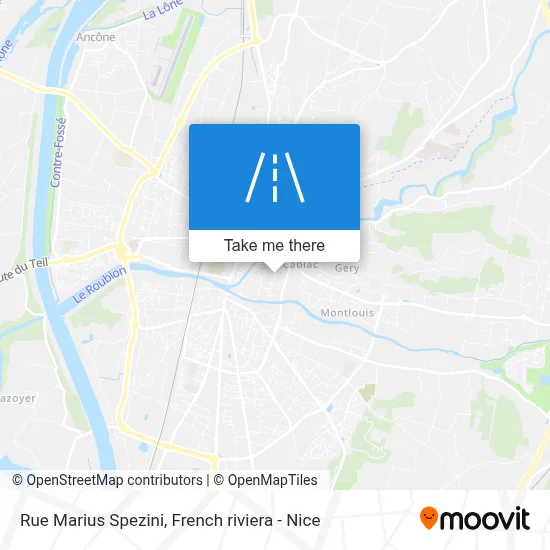 Rue Marius Spezini map