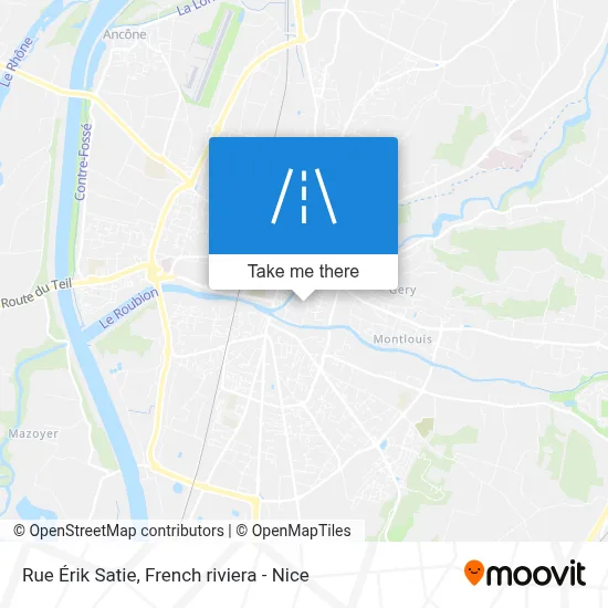 Rue Érik Satie map