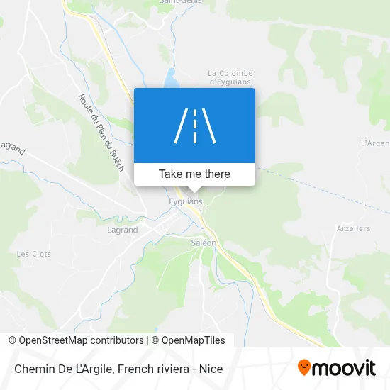 Chemin De L'Argile map