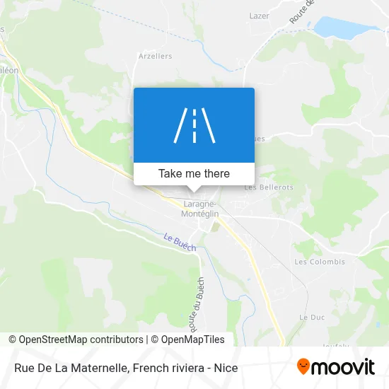 Rue De La Maternelle map
