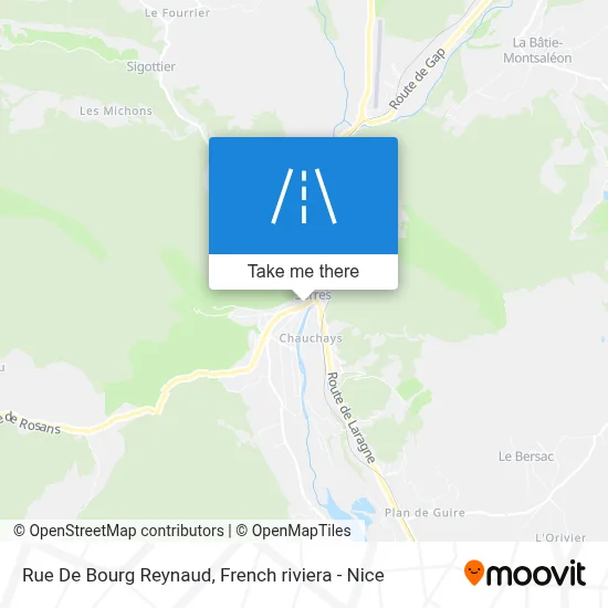 Rue De Bourg Reynaud map
