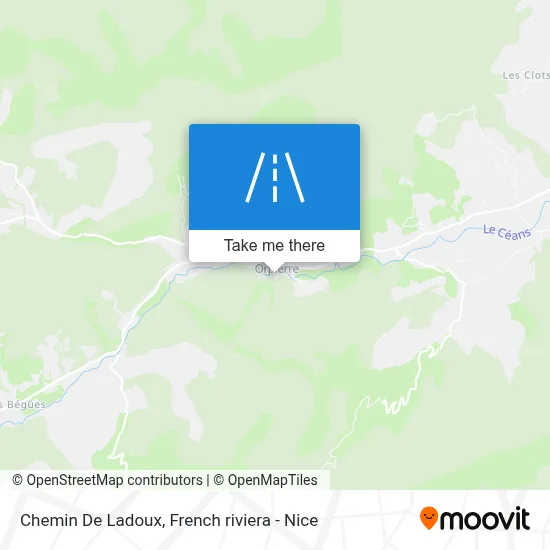 Chemin De Ladoux map