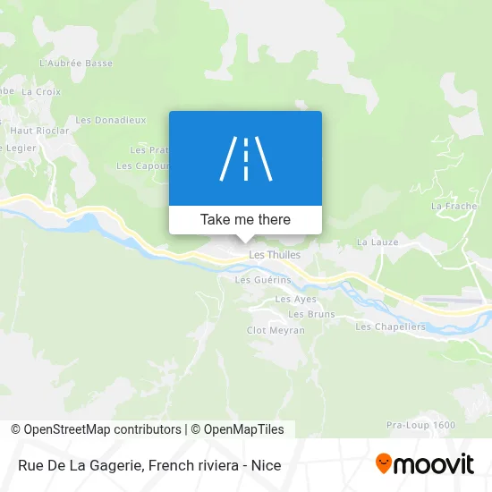Rue De La Gagerie map