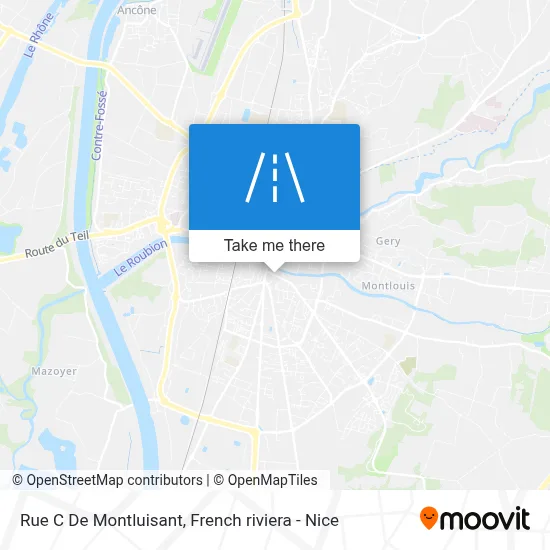 Rue C De Montluisant map