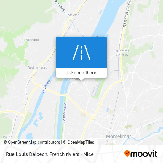 Mapa Rue Louis Delpech