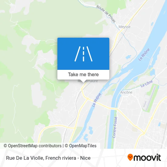 Rue De La Violle map