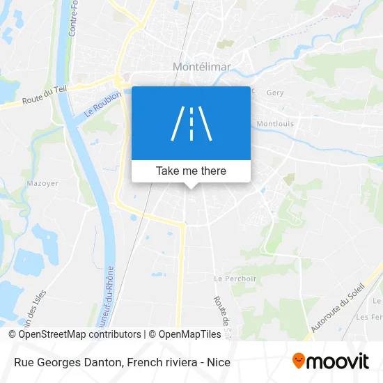 Mapa Rue Georges Danton
