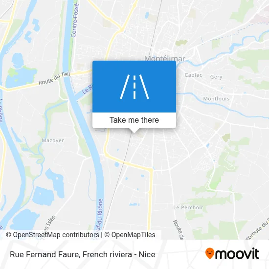 Mapa Rue Fernand Faure