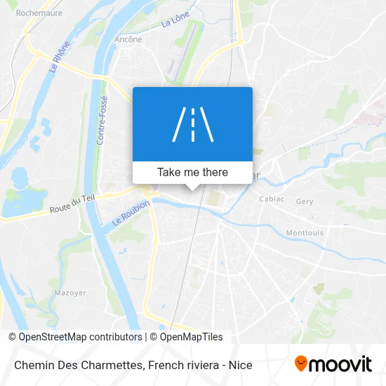 Mapa Chemin Des Charmettes