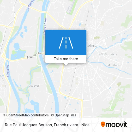 Rue Paul-Jacques Bouzon map