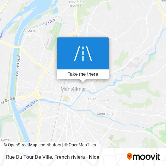 Rue Du Tour De Ville map