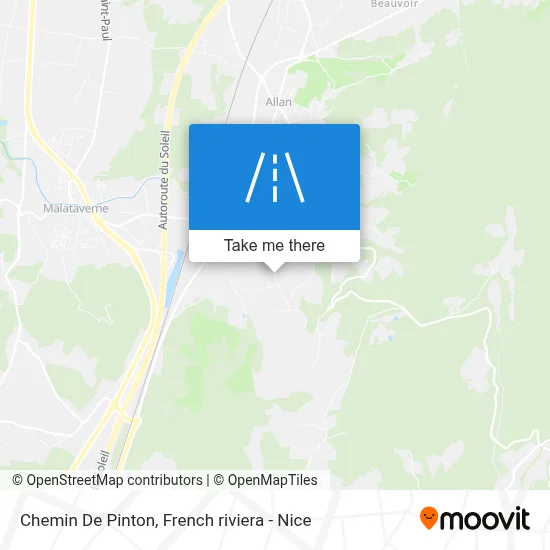 Chemin De Pinton map