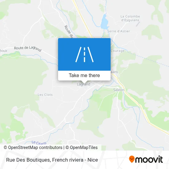 Rue Des Boutiques map