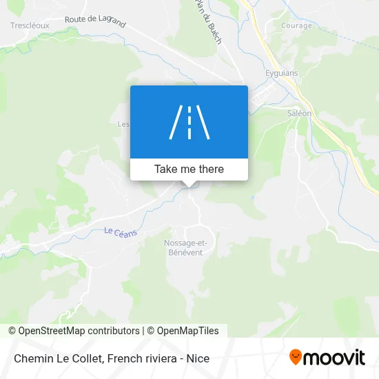 Chemin Le Collet map