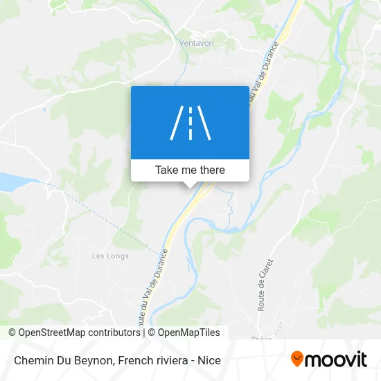 Chemin Du Beynon map