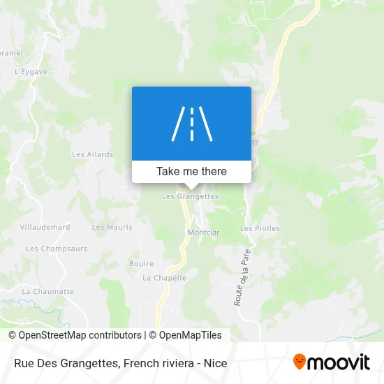 Rue Des Grangettes map